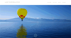 Desktop Screenshot of laketahoeballoons.com