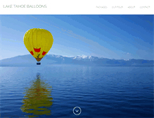 Tablet Screenshot of laketahoeballoons.com